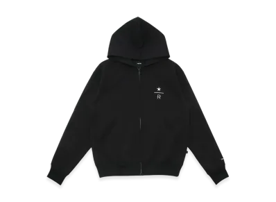 STARBUCKS STAND x BEAMS Reserve Recovery Wear Full-Zip Hoodie "Black"
