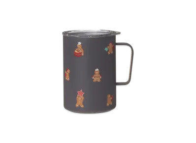 STARBUCKS Holiday 2025 Stainless Mug Gingerbread Man MiiR 473ml "Charcoal"