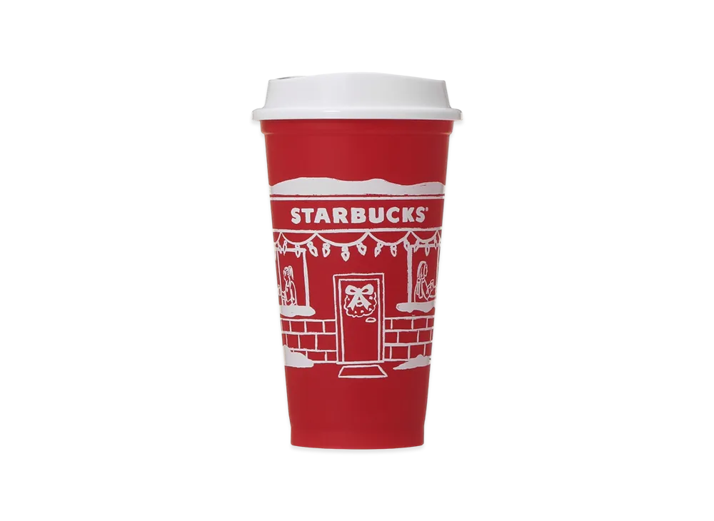 STARBUCKS Holiday 2025 Reusable Cup 473ml "Red"