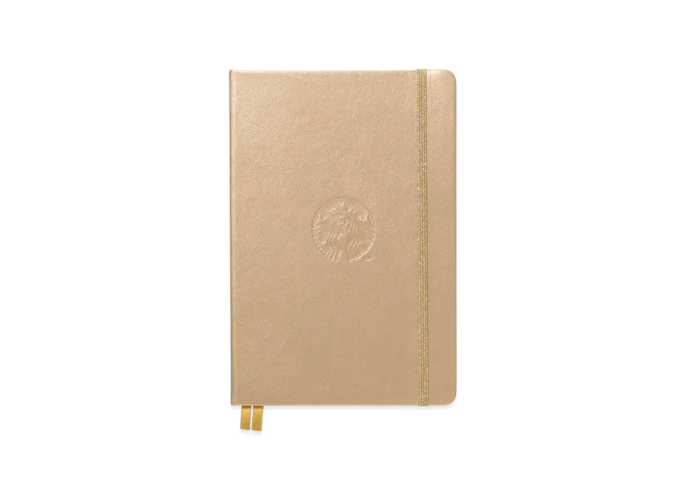 STARBUCKS Holiday 2025 Notebook "Gold"