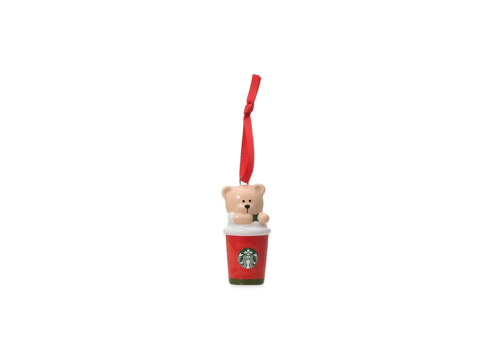 STARBUCKS Holiday 2025 Ornament Cup Bearista "Red"