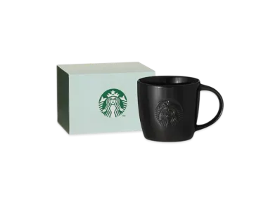 STARBUCKS Logo Mug Black 355ml in Gift Box "Black"