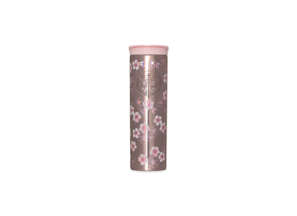 STARBUCKS SAKURA 2026 Stainless Bottle Metallic 473ml "Light Pink"