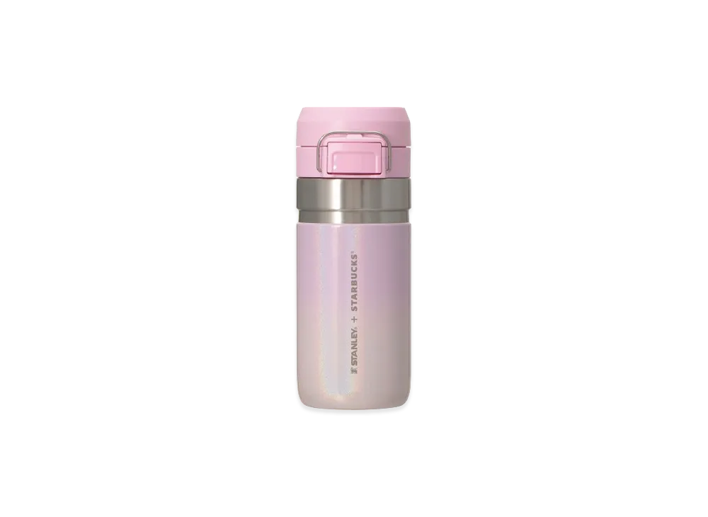 STARBUCKS SAKURA 2026 Stainless Bottle STANLEY 473ml "Shiny Pink"