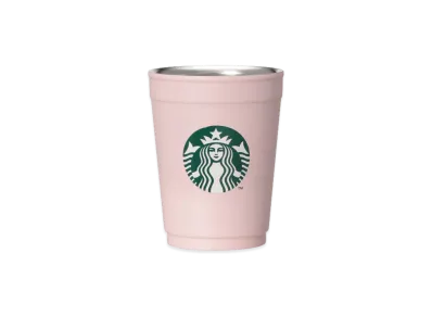 STARBUCKS SAKURA 2026 2-Way Stainless Cup/Holder Matte 355ml "Pink"