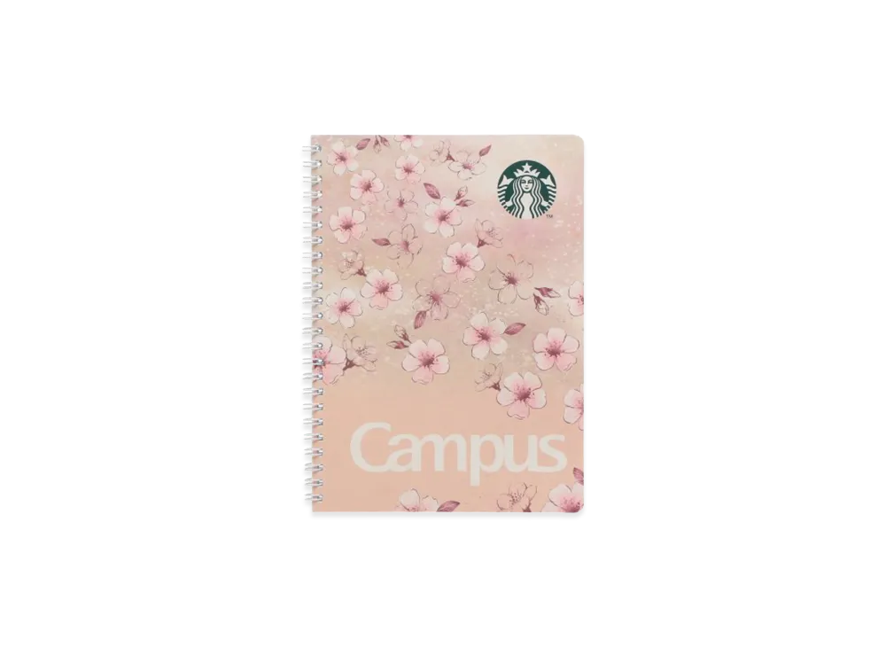 STARBUCKS SAKURA 2026 STARBUCKS Campus Ring Notebook "Beige"