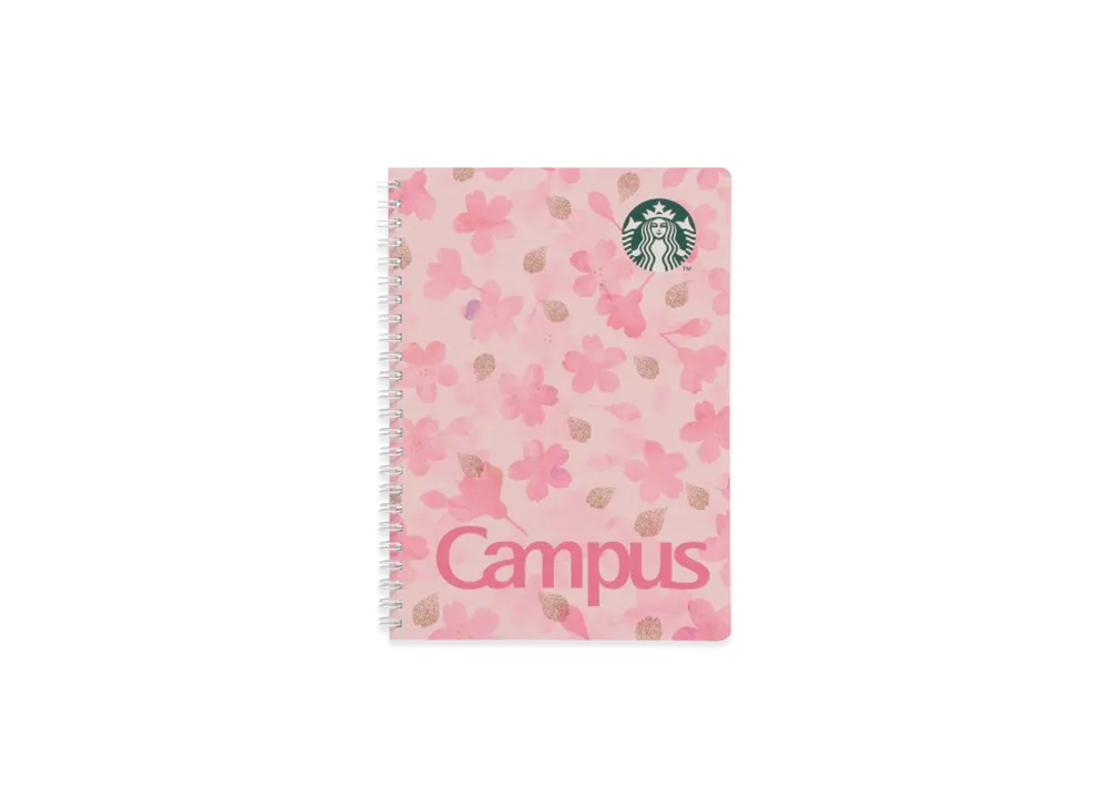 STARBUCKS SAKURA 2026 STARBUCKS Campus Ring Notebook "Pink"