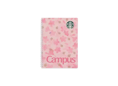 STARBUCKS SAKURA 2026 STARBUCKS Campus Ring Notebook "Pink"