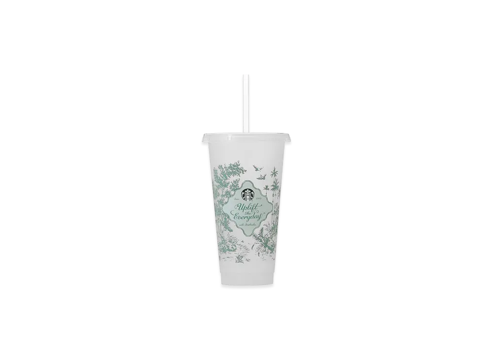 STARBUCKS 2026 Mystery Color Changing Reusable Cold Cup 710ml "Clear"