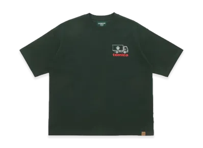 STARBUCKS STAND by BEAMS TOMICA Truck Print T-Shirt A "Green"