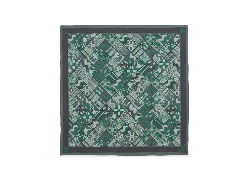 STARBUCKS STAND by BEAMS All-Over Print Bandana "Green"