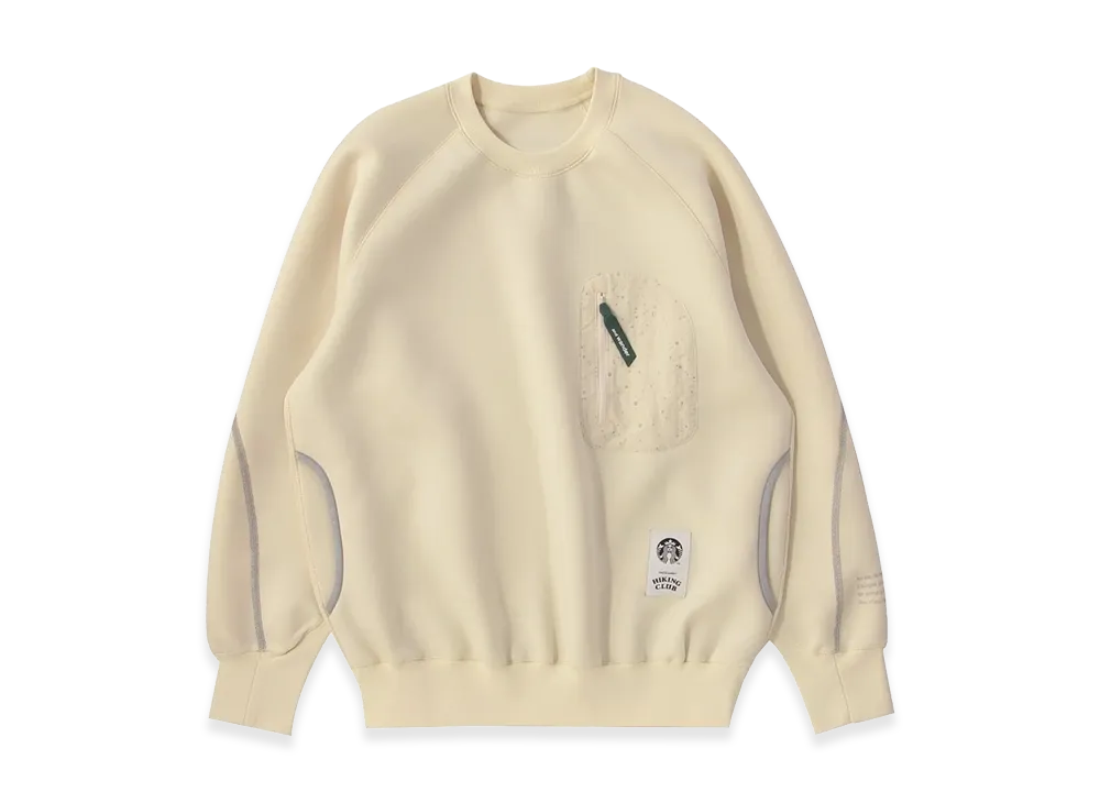 STARBUCKS x and wander Air Jersey Pullover "Off White"