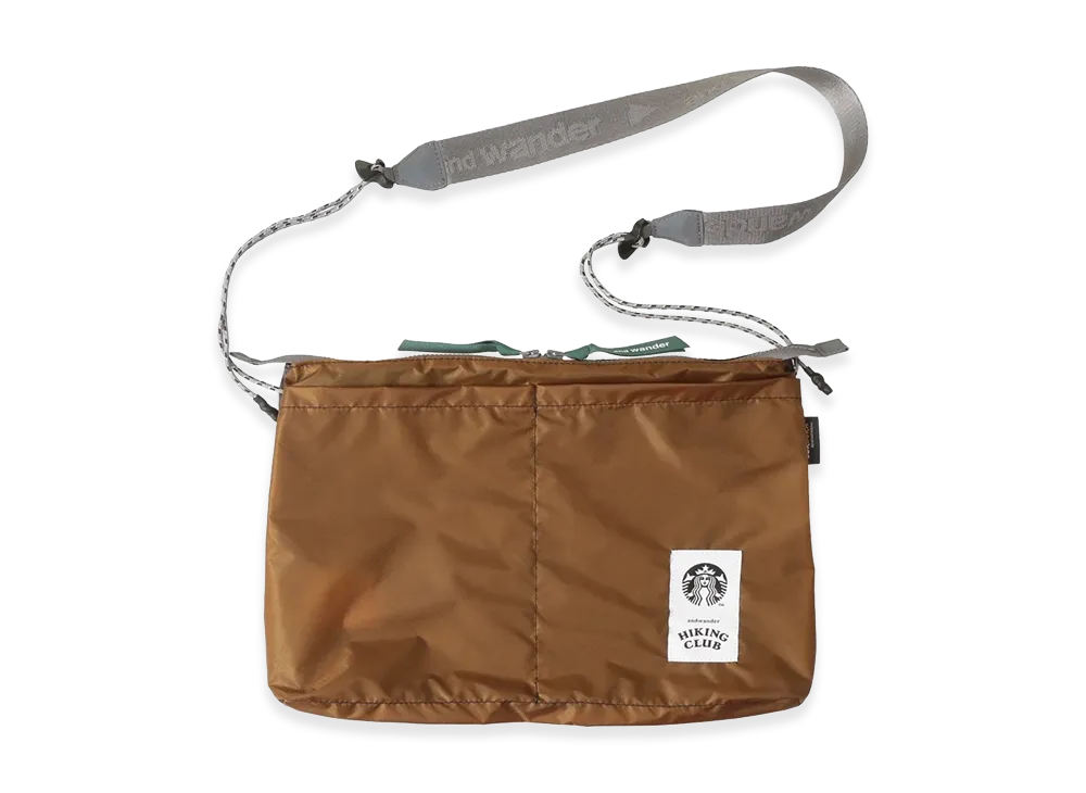 STARBUCKS x and wander Sil Sacoche "Camel"