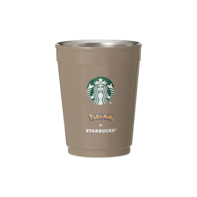 STARBUCKS x Pokemon 2Way SS Cup/Holder Coffee Adventure 355ml "Beige"