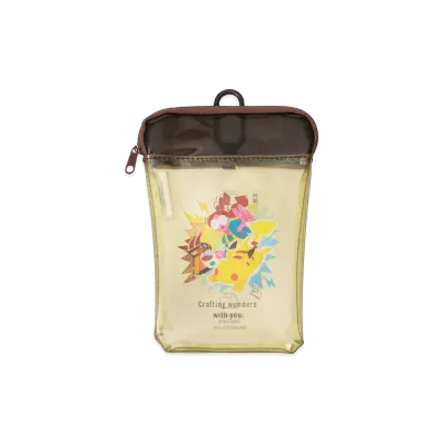 STARBUCKS x Pokemon Cup Shaped PVC Pouch Pikachu "Brown"
