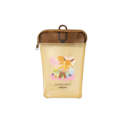 STARBUCKS x Pokemon Cup Shaped PVC Pouch Eevee "Brown"