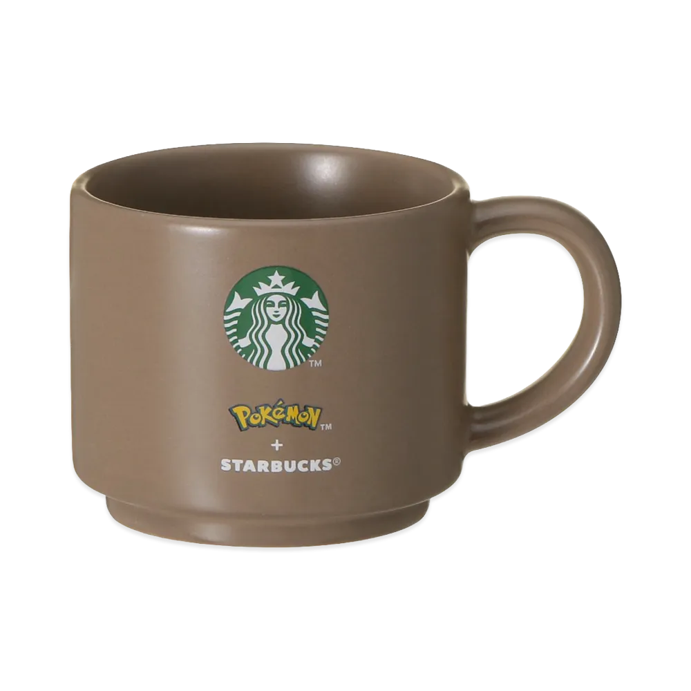 STARBUCKS x Pokemon Stacking Demi Mug Coffee Adventure 89ml "Beige"