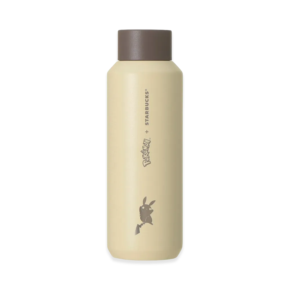 STARBUCKS x Pokemon Stainless Steel Bottle Pikachu 473ml "Brown"
