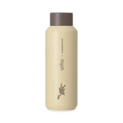STARBUCKS x Pokemon Stainless Steel Bottle Pikachu 473ml "Brown"