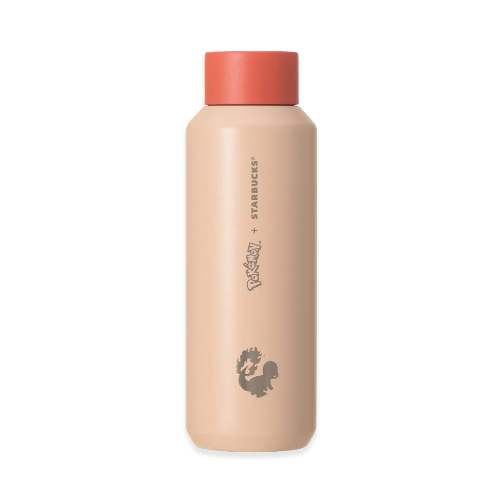 STARBUCKS x Pokemon Stainless Steel Bottle Charmander 473ml "Red"