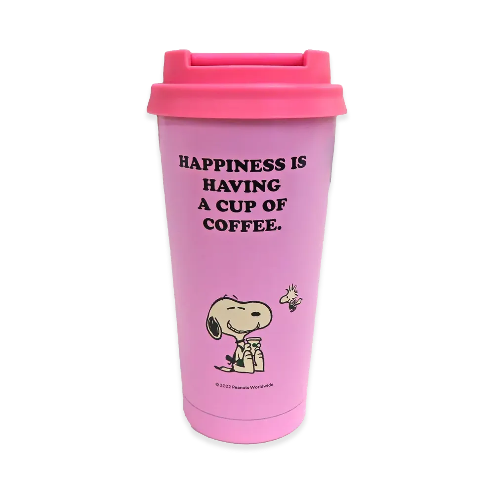 STARBUCKS x PEANUTS SNOOPY Stainless Steel TOGO Logo Tumbler 473ml "Pink"