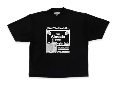 STABRIDGE "The Almeda Club x The Apartment" New York Sauna Tee "Black"