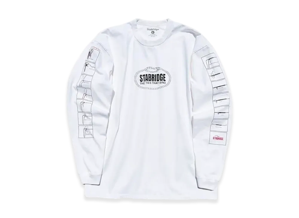 STABRIDGE x Bond L/S Tee "White"