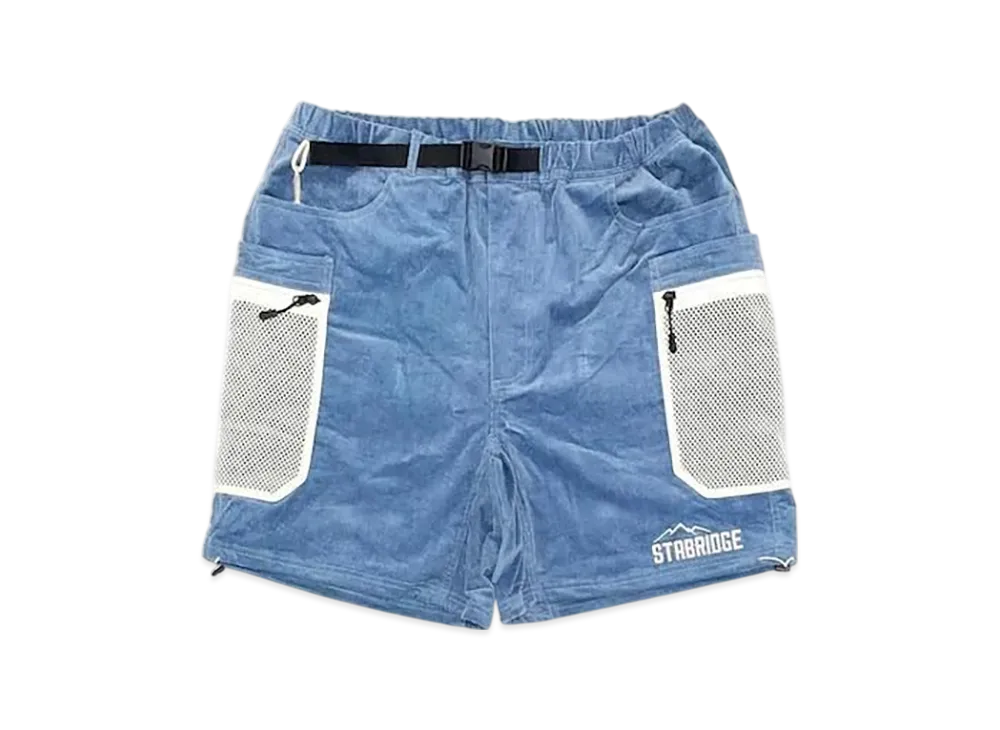 STABRIDGE x Grip Swany Inner City Explorer Shorts 1 Cords "Sky Blue/Off White"
