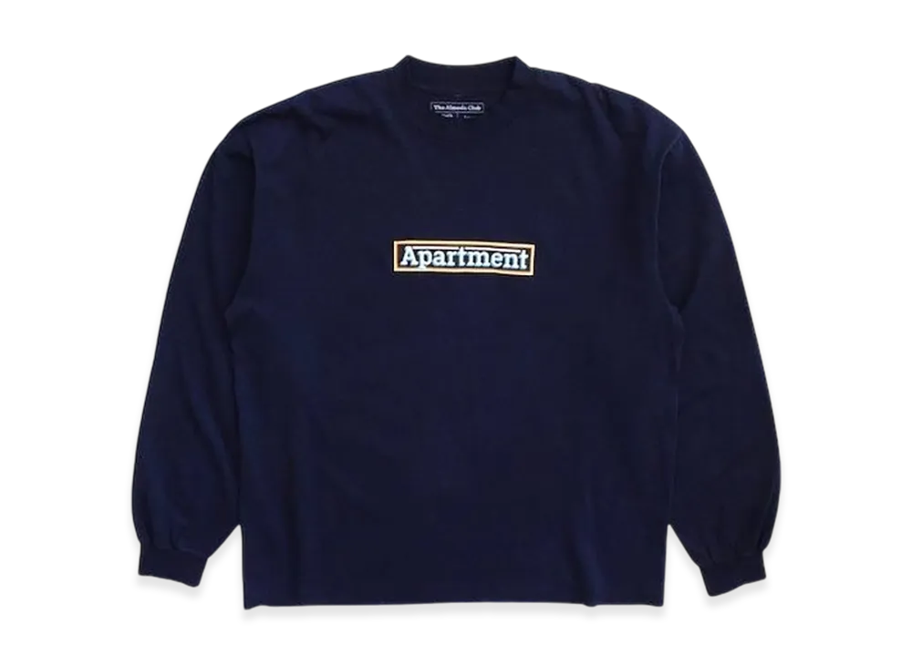 STABRIDGE Almeda x The Apartment Box Logo Long Sleeve "Navy"