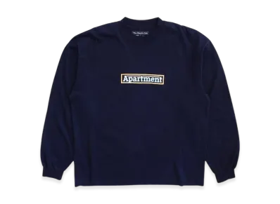 STABRIDGE Almeda x The Apartment Box Logo Long Sleeve "Navy"