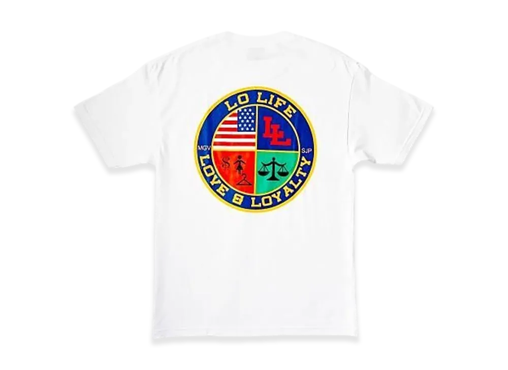 STABRIDGE x Lo Life LL Cookie Tee "White"