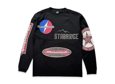 STABRIDGE x Manastash Archive Logo L/S Tee "Black"