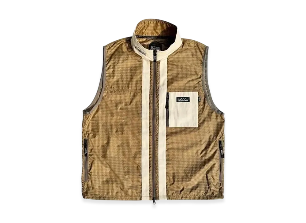STABRIDGE x Manastash Grid Rip-Stop Kootenay Vest "Khaki"