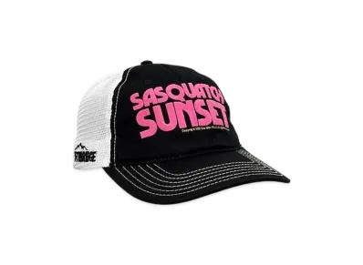 STABRIDGE x Sasquatch Sunset Mesh Cap "Black/White"