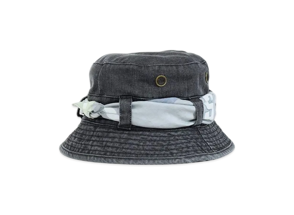 STABRIDGE Bandana Jungle Hat "Washed Black"