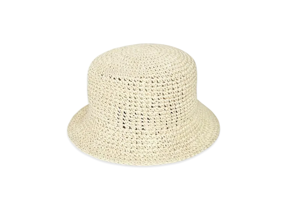 STABRIDGE Paper Cord Bucket Hat "Ivory"