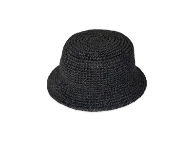 STABRIDGE Paper Cord Bucket Hat "Black"