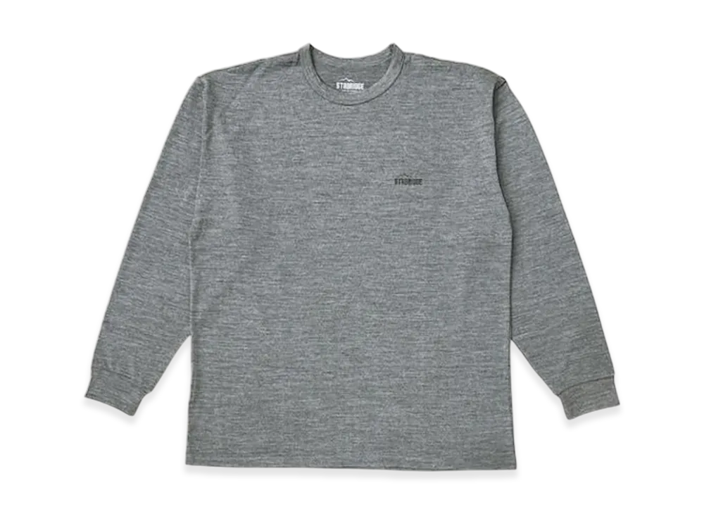 STABRIDGE Premium Merino Wool L/S Tee "Heather Charcoal"