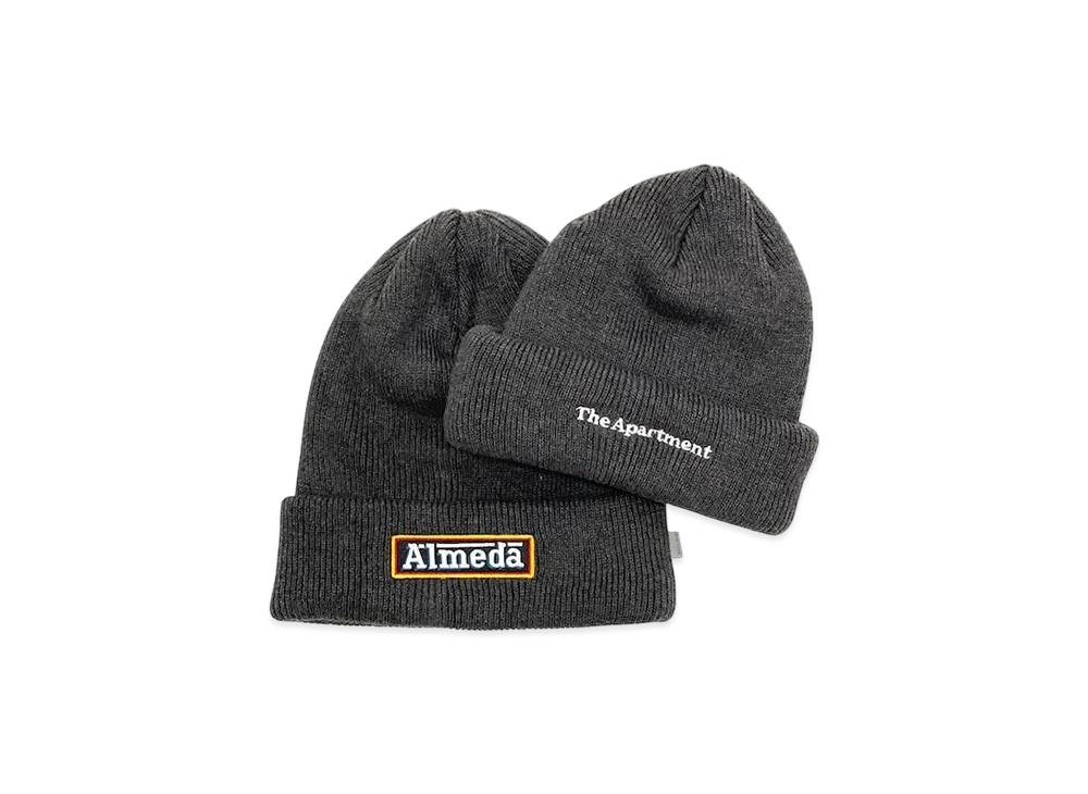 STABRIDGE The Almeda Club x The Apartment STABRIDGE "THE" Beanie "Charcoal"
