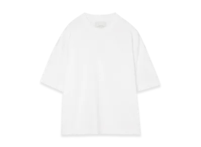 STUDIO NICHOLSON Crew Neck T-Shirt "Optic White"