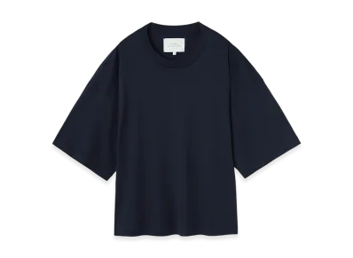 STUDIO NICHOLSON Crew Neck T-Shirt "Darkest Navy"
