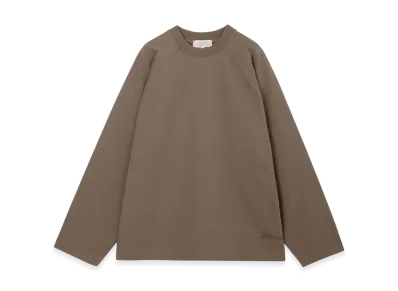 STUDIO NICHOLSON Crew Neck Long Sleeve T-Shirt Platt "Rock"