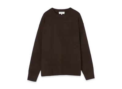 STUDIO NICHOLSON Crew Neck Knit Alto "Ganache"