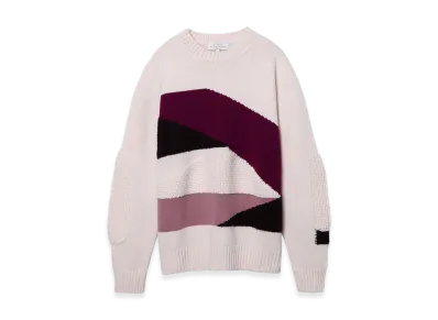 STUDIO NICHOLSON Crew Neck Knit Palme "Intarsia"