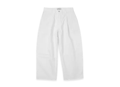 STUDIO NICHOLSON Zip Fly Jeans Puch "Optic White"