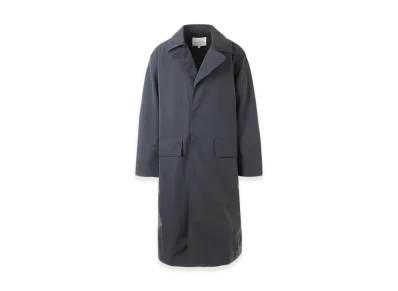 STUDIO NICHOLSON Stand Collar Coat Lowe "Darkest Navy"