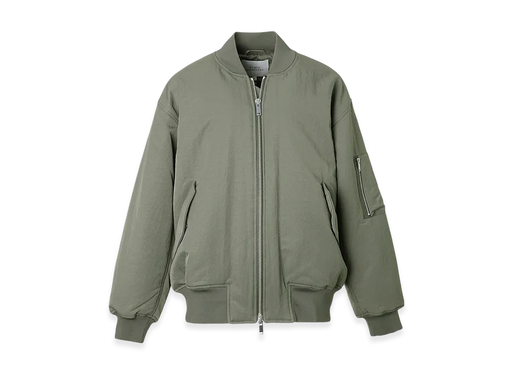 STUDIO NICHOLSON Padded Blouson Leroy "Sage"