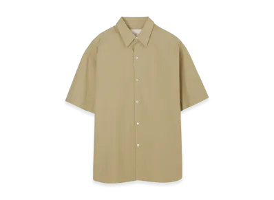 STUDIO NICHOLSON Short Sleeve Shirt Sorono "Sand"