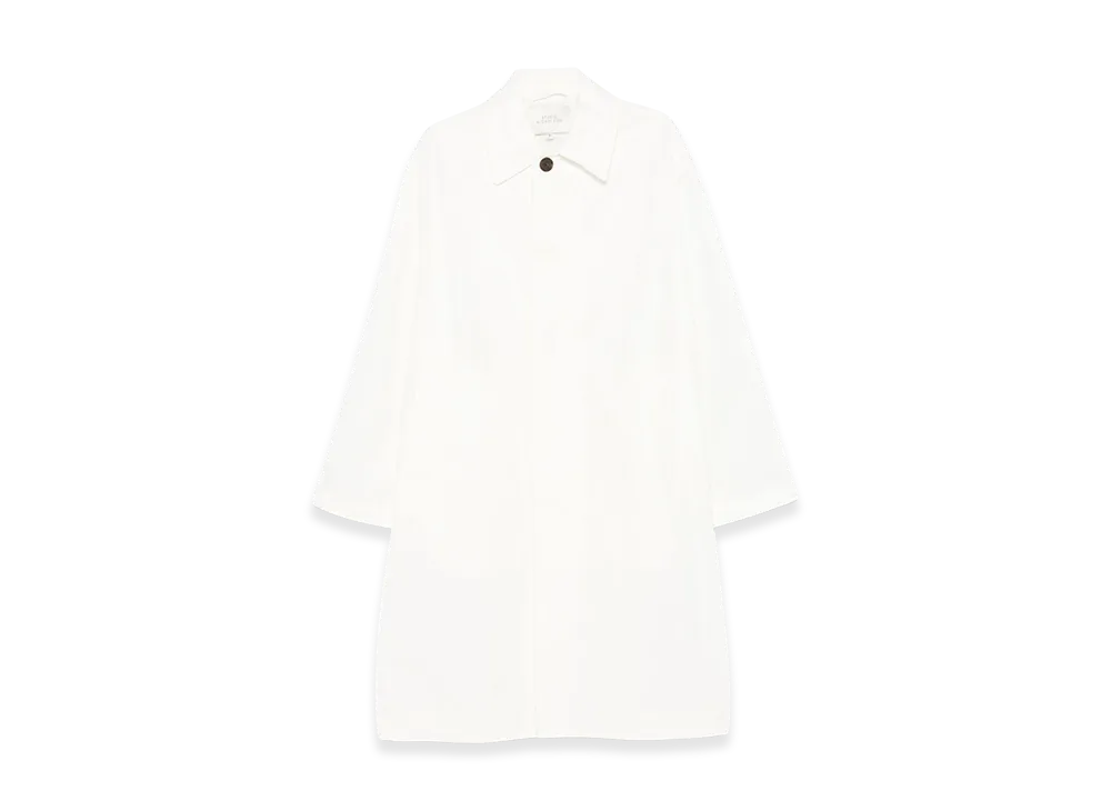 STUDIO NICHOLSON Women's Nylon and Cotton Blend Coat "White"