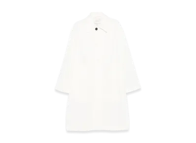 STUDIO NICHOLSON Women's Nylon and Cotton Blend Coat "White"